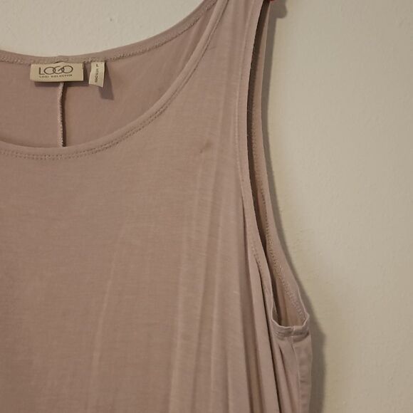 LOGO  by Lori Goldstein knit twin Hi-Low Tee w/ Elbow sleeve - Picture 9 of 11